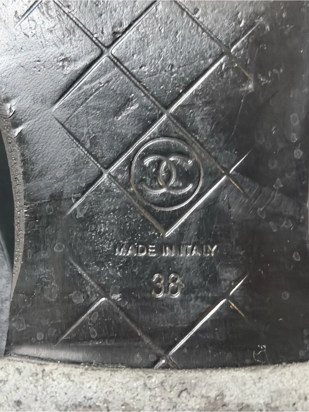 CHANEL Black Quilted Leather Loafers Gold CC Emblem